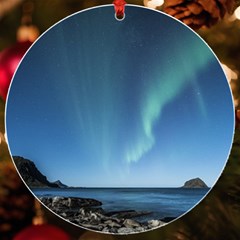 Aurora Borealis Lofoten Norway Uv Print Acrylic Ornament Round