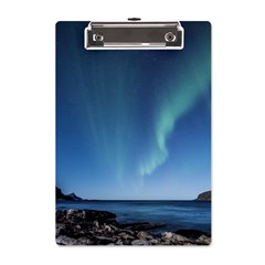 Aurora Borealis Lofoten Norway A5 Acrylic Clipboard by Ket1n9