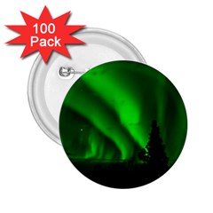 Aurora Borealis Northern Lights 2 25  Buttons (100 Pack)  by Ket1n9