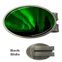 Aurora Borealis Northern Lights Money Clips (oval)  by Ket1n9