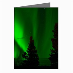 Aurora Borealis Northern Lights Greeting Cards (pkg Of 8) by Ket1n9