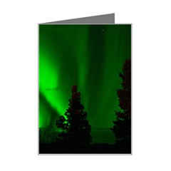 Aurora Borealis Northern Lights Mini Greeting Card by Ket1n9