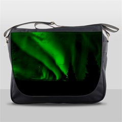 Aurora Borealis Northern Lights Messenger Bag by Ket1n9