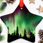 Aurora Borealis Northern Lights Ornament (Star) Front