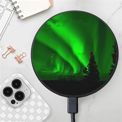 Aurora Borealis Northern Lights Wireless Fast Charger(black) by Ket1n9