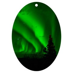 Aurora Borealis Northern Lights Uv Print Acrylic Ornament Oval by Ket1n9