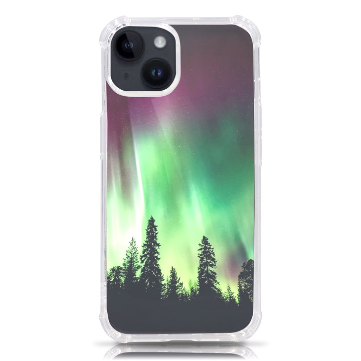 Aurora Borealis Northern Lights iPhone 14 TPU UV Print Case