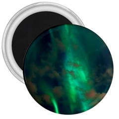 Northern Lights Plasma Sky 3  Magnets by Ket1n9