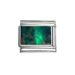 Northern Lights Plasma Sky Italian Charm (9mm) Front