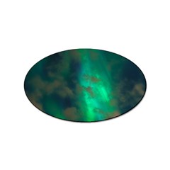 Northern Lights Plasma Sky Sticker Oval (10 Pack) by Ket1n9