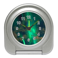 Northern Lights Plasma Sky Travel Alarm Clock by Ket1n9