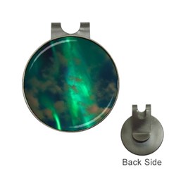 Northern Lights Plasma Sky Hat Clips With Golf Markers by Ket1n9