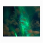 Northern Lights Plasma Sky Small Glasses Cloth Front