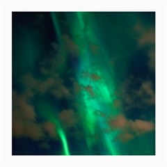 Northern Lights Plasma Sky Medium Glasses Cloth (2 Sides) by Ket1n9