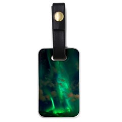 Northern Lights Plasma Sky Luggage Tag (one Side) by Ket1n9