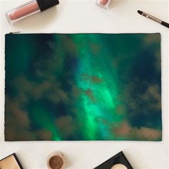 Northern Lights Plasma Sky Cosmetic Bag (xxl) by Ket1n9