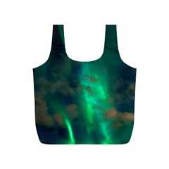 Northern Lights Plasma Sky Full Print Recycle Bag (s) by Ket1n9