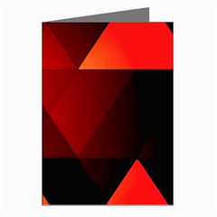 Abstract Triangle Wallpaper Greeting Cards (pkg Of 8) by Ket1n9