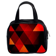 Abstract Triangle Wallpaper Classic Handbag (two Sides) by Ket1n9