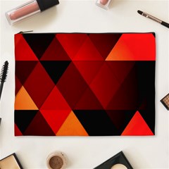 Abstract Triangle Wallpaper Cosmetic Bag (xl) by Ket1n9