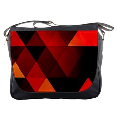 Abstract Triangle Wallpaper Messenger Bag by Ket1n9