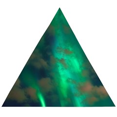 Northern Lights Plasma Sky Wooden Puzzle Triangle