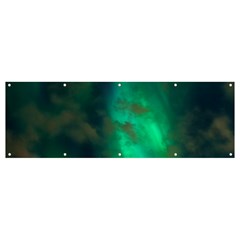 Northern Lights Plasma Sky Banner And Sign 12  X 4  by Ket1n9