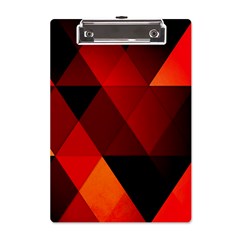 Abstract Triangle Wallpaper A5 Acrylic Clipboard by Ket1n9