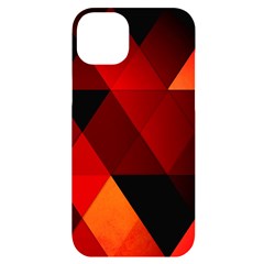 Abstract Triangle Wallpaper Iphone 14 Plus Black Uv Print Case by Ket1n9