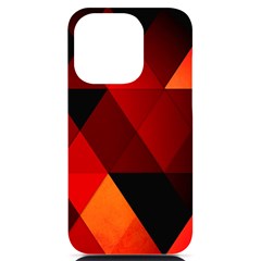 Abstract Triangle Wallpaper Iphone 14 Pro Black Uv Print Case by Ket1n9