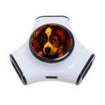 Cute 3d Dog 3-Port USB Hub Front