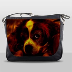 Cute 3d Dog Messenger Bag by Ket1n9