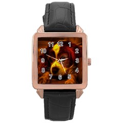 Cute 3d Dog Rose Gold Leather Watch  by Ket1n9