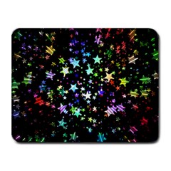 Christmas Star Gloss Lights Light Small Mousepad