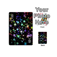 Christmas Star Gloss Lights Light Playing Cards 54 Designs (mini) by Ket1n9