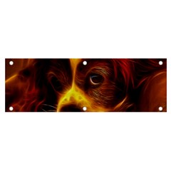 Cute 3d Dog Banner And Sign 6  X 2  by Ket1n9