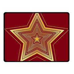 Christmas Star Seamless Pattern Fleece Blanket (small) by Ket1n9