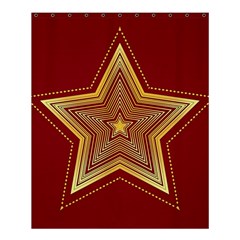 Christmas Star Seamless Pattern Shower Curtain 60  X 72  (medium)  by Ket1n9