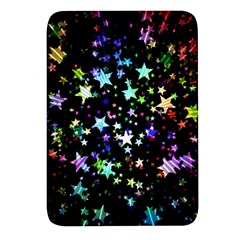 Christmas Star Gloss Lights Light Rectangular Glass Fridge Magnet (4 Pack) by Ket1n9