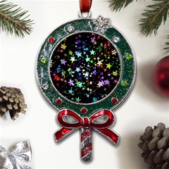 Christmas Star Gloss Lights Light Metal X mas Lollipop With Crystal Ornament by Ket1n9