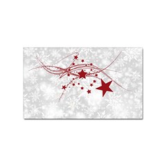 Christmas Star Snowflake Sticker Rectangular (10 Pack) by Ket1n9