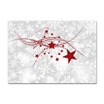 Christmas Star Snowflake Sticker A4 (10 pack) Front