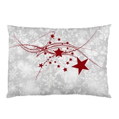 Christmas Star Snowflake Pillow Case by Ket1n9