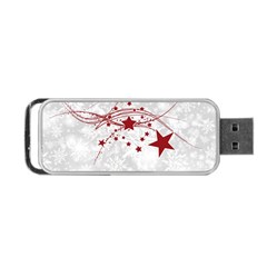 Christmas Star Snowflake Portable Usb Flash (two Sides) by Ket1n9