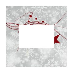 Christmas Star Snowflake White Box Photo Frame 4  X 6 