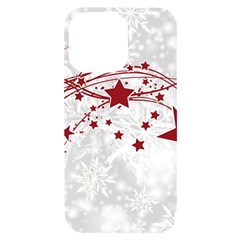 Christmas Star Snowflake Iphone 14 Pro Max Black Uv Print Case