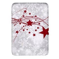 Christmas Star Snowflake Rectangular Glass Fridge Magnet (4 Pack) by Ket1n9