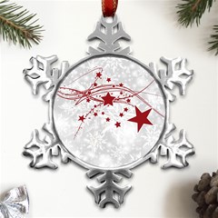 Christmas Star Snowflake Metal Small Snowflake Ornament by Ket1n9