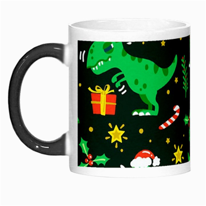 Christmas Funny Pattern Dinosaurs Morph Mug