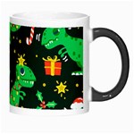 Christmas Funny Pattern Dinosaurs Morph Mug Right